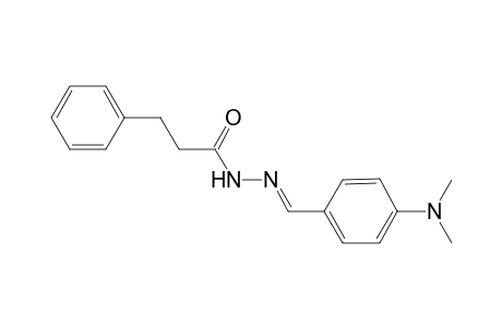 3-Phenyl-propionic acid (4-dimethylamino-benzylidene)-hydrazide