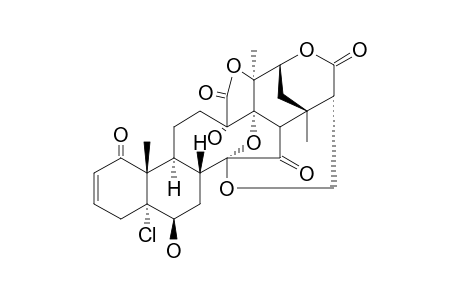 PHYSALIN-H;5-ALPHA-CHLORO-6-BETA-HYDROXY-5,6-DIHYDROPHYSALIN-B