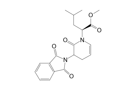 (.alpha.S,3RS)-N-[1-(Methoxycarbonyl)-3-methylbutyl]-3-phthaloyl-.delta.(5)-piperidin-2-one