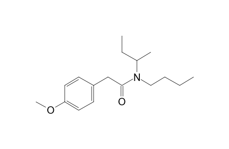 Acetamide, 2-(4-methoxyphenyl)-N-(2-butyl)-N-butyl-