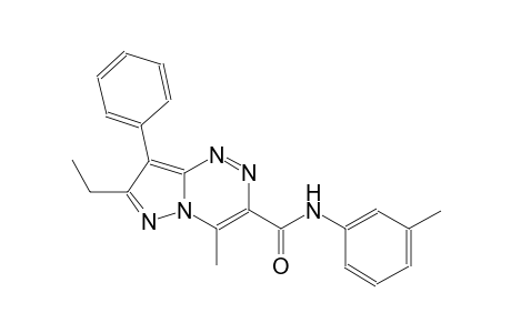 pyrazolo[5,1-c][1,2,4]triazine-3-carboxamide, 7-ethyl-4-methyl-N-(3-methylphenyl)-8-phenyl-