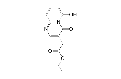4H-Pyrido[1,2-a]pyrimidine-3-acetic acid, 6-hydroxy-4-oxo-, ethyl ester