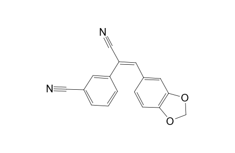 Benzeneacetonitrile, .alpha.-(1,3-benzodioxol-5-ylmethylidene)-3-cyano-