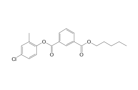 Isophthalic acid, 4-chloro-2-methylphenyl pentyl ester