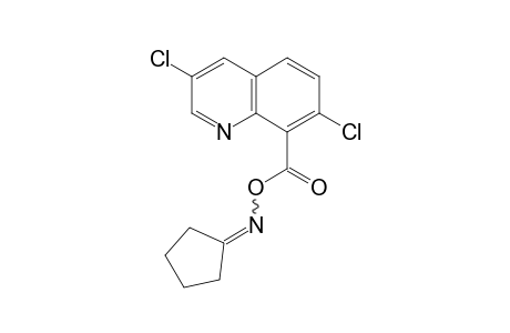 Cyclopentanone, O-[(3,7-dichloro-8-quinolinyl)carbonyl]oxime