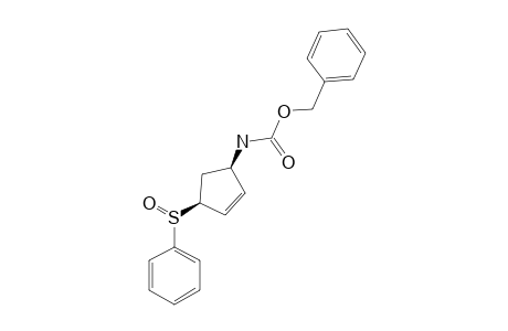 BENZYL-[(1R,4S)-4-(PHENYLSULFINYL)-CYCLOPENT-2-ENYL]-CARBAMATE