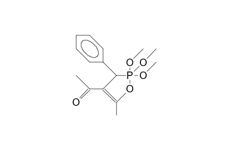 2,2,2-TRIMETHOXY-3-PHENYL-4-ACETYL-5-METHYL-1,2-OXAPHOSPHOL-4-ENE