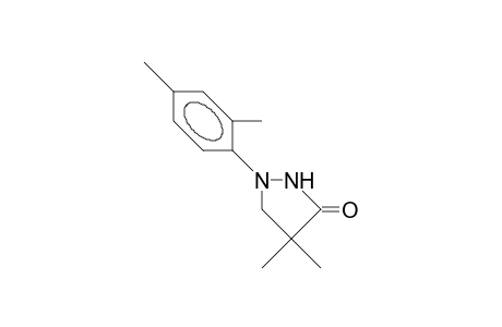 4,4-Dimethyl-1-(2,4-dimethyl-phenyl)-pyrazolidin-3-one