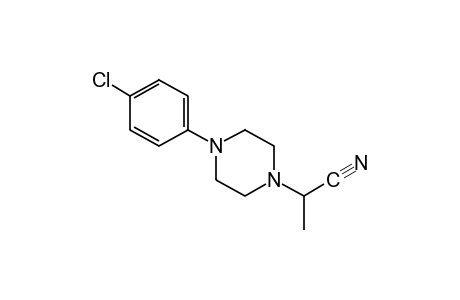 4-(p-chlorophenyl)-alpha-methyl-1-piperazineacetonitrile