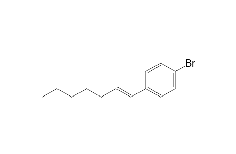 (E)-1-(p-Bromophenyl)-1-heptene