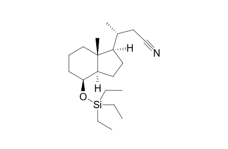 (8S,20R)-Des-A,B-20-(cyanomethyl)-8.beta.-[(triethylsilyl)oxy]-pregnane
