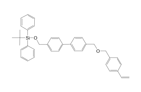 1-[(t-Butyl)diphenylsilyloxy]methyl-4'-{[(4''-ethenylbenzyloxy)methyl]-1,1'-biphenyl