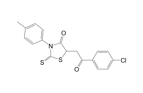 5-[2-(4-Chlorophenyl)-2-oxoethyl]-3-(4-methylphenyl)-2-thioxo-1,3-thiazolidin-4-one