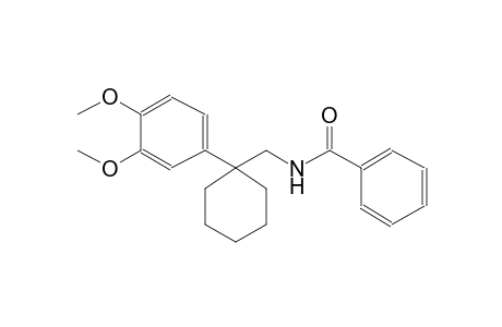 N-{[1-(3,4-dimethoxyphenyl)cyclohexyl]methyl}benzamide