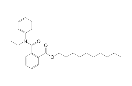 Phthalic acid, monoamide, N-ethyl-N-phenyl-, decyl ester