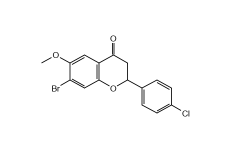 7-BROMO-4'-CHLORO-6-METHOXYFLAVANONE