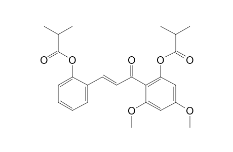 2,2'-Dihydroxy-4',6'-dimethoxychalcone, bis(2-methylpropionate)