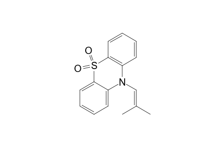 Phenothiazine, 10-(2'-methylprop(1')enyl)-, 5,5-dioxide