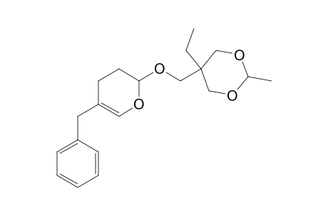 1,3-Dioxane, 5-[[[3,4-dihydro-5-(phenylmethyl)-2H-pyran-2-yl]oxy]methyl]-5-ethyl-2-methyl-