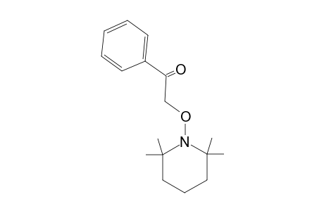 1-Phenyl-2-[(2,2,6,6-tetramethyl-1-piperidinyl)oxy]ethanone
