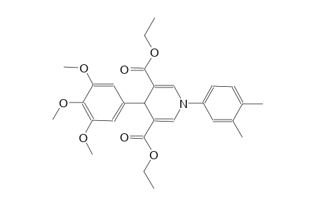 3,5-pyridinedicarboxylic acid, 1-(3,4-dimethylphenyl)-1,4-dihydro-4-(3,4,5-trimethoxyphenyl)-, diethyl ester