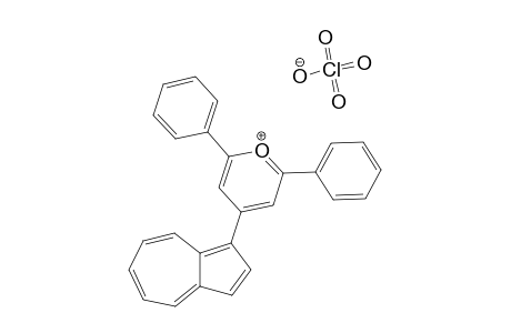 4-(AZULEN-1-YL)-2,6-DIPHENYL-PYRANYLIUM-PERCHLORATE;(RN=R=X=H)