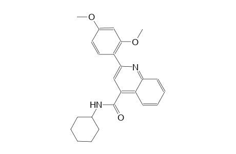 N-cyclohexyl-2-(2,4-dimethoxyphenyl)-4-quinolinecarboxamide