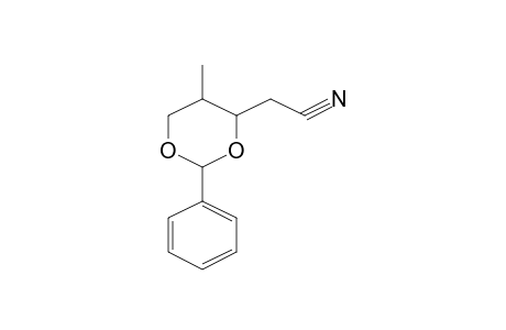 (5-Methyl-2-phenyl-[1,3]dioxan-4-yl)-acetonitrile