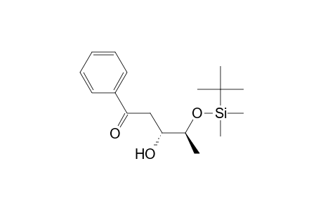 [3R,4S]-4-[(t-Butyldimethylsilyl)oxy]-3-hydroxy-1-phenyl-1-pentanone