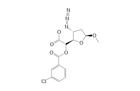 [METHYL-3-AZIDO-5-O-(3-CHLOROBENZOYL)-2,3-DIDEOXY-ALPHA-DL-RIBO-HEXOFURANOSIDE]-URONIC-ACID