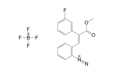 Methyl (E)-2-(3-Fluorophenyl)-3-(2-diazoniophenyl)propenoate tetrafluoroborate