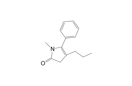 N-Methyl-3-phenyl-5-n-propyl-2-azacyclopent-4-en-5-one