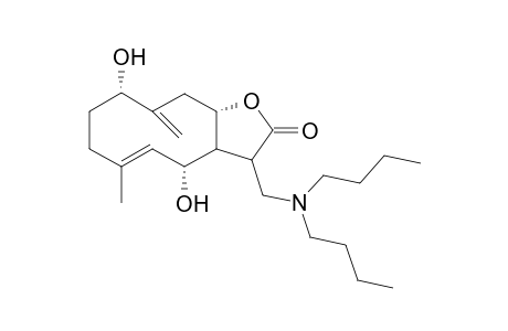 (E)-(4R,9S,11aS)-3-Dibutylaminomethyl-4,9-dihydroxy-6-methyl-10-methylene-3a,4,7,8,9,10,11,11a-octahydro-3H-cyclodeca[b]furan-2-one