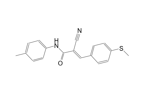 (2E)-2-cyano-N-(4-methylphenyl)-3-[4-(methylsulfanyl)phenyl]-2-propenamide