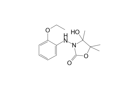 3-[(2-ethoxyphenyl)amino]-4-hydroxy-4,5,5-trimethyl-1,3-oxazolidin-2-one