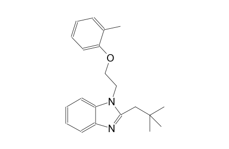 1H-benzimidazole, 2-(2,2-dimethylpropyl)-1-[2-(2-methylphenoxy)ethyl]-