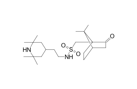 1-(2-keto-7,7-dimethyl-norbornan-1-yl)-N-[2-(2,2,6,6-tetramethyl-4-piperidyl)ethyl]methanesulfonamide