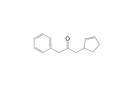 2-Propanone, 1-(2-cyclopenten-1-yl)-3-phenyl-