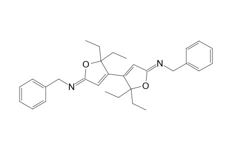 (Z)-2,2'-Bis(benzylimino)-5,5,5',5'-tetraethyl-2,5,2',5'-tetrahydro[4,4']bifuranyl