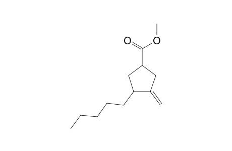 3-Amyl-4-methylene-cyclopentanecarboxylic acid methyl ester