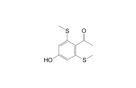 1-[2,6-bis(methylsulfanyl)-4-oxidanyl-phenyl]ethanone