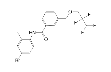 N-(4-bromo-2-methylphenyl)-3-[(2,2,3,3-tetrafluoropropoxy)methyl]benzamide