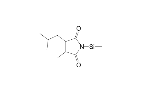 3-Methyl-4-isobutyl-1H-pyrrole-2,5-dione trimethylsilate