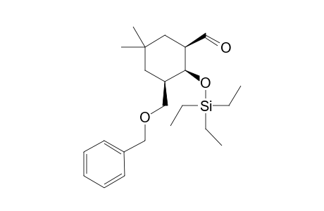 rac-(1R,2S,3R)-3-[(Benzyloxy)methyl]-2-(triethylsilyloxy)-5,5-dimethylcyclohexanecarbaldehyde