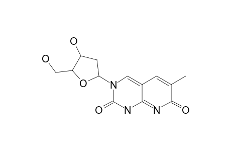 3.beta.-D-(2'-Deoxyribofuranosyl)-6-methyl-2,7-dioxopyrido-[2,3-D]-pyrimidine