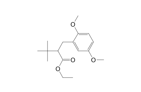 Benzenepropanoic acid, .alpha.-(1,1-dimethylethyl)-2,5-dimethoxy-, ethyl ester