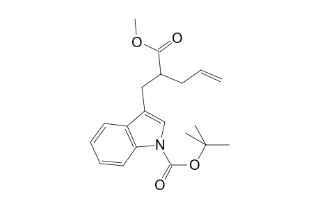 Pent-4-enoic acid, 2-(1-tert-butoxycarbonyl-3-indolylmethyl)-, methyl ester