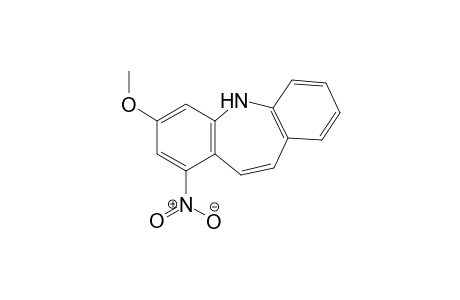1-Nitro-3-methoxy-5H-dibenzo[b,f]azepine