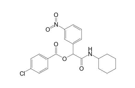 [( Cyclohexylcarbamoyl)-(3'-nitrophenyl)methyl] 4"-Chlorobenzoate