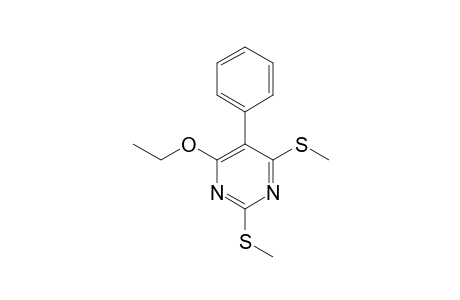 4-ETHOXY-5-PHENYL-2,6-BIS-(METHYLTHIO)-PYRIMIDINE